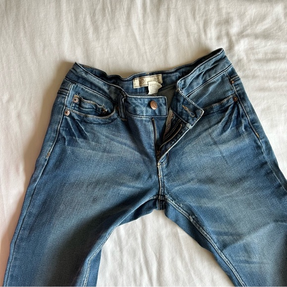 BD by Bella Dahl Blue Western Boot Cut Jeans with Embroidered Boho Size 26 - Picture 9 of 16